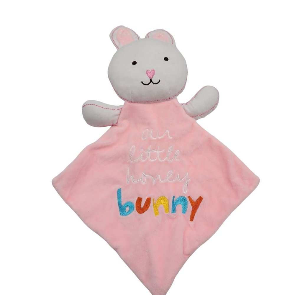 Sandra Magsamen Pink Rabbit Lovey Security Blanket Our Little Honey Bunny Rabbit
